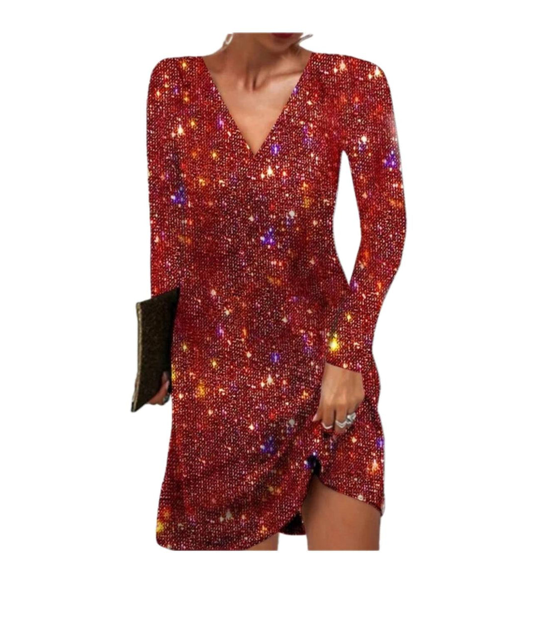 Lune London | Women's Sequin Dress with Long Sleeves