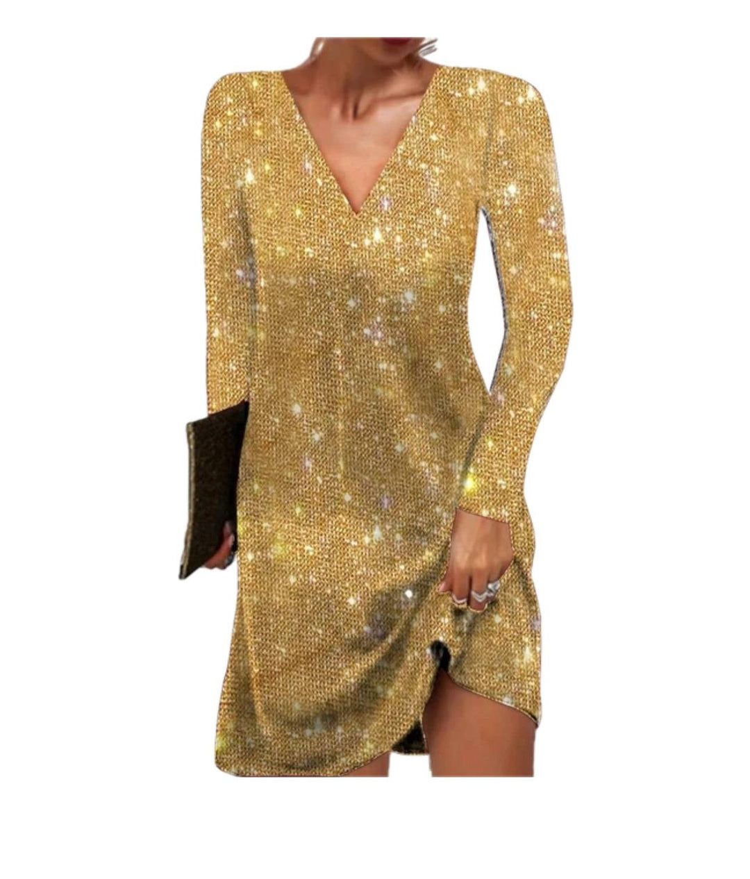 Lune London | Women's Sequin Dress with Long Sleeves