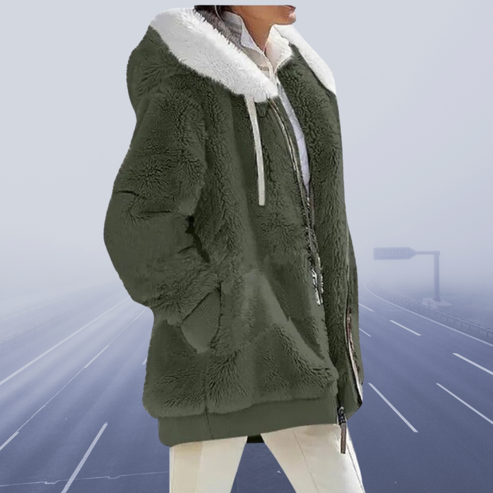 Lune London | Oversized Teddy Jacket for Women Comfortable and Warm Winter Coat