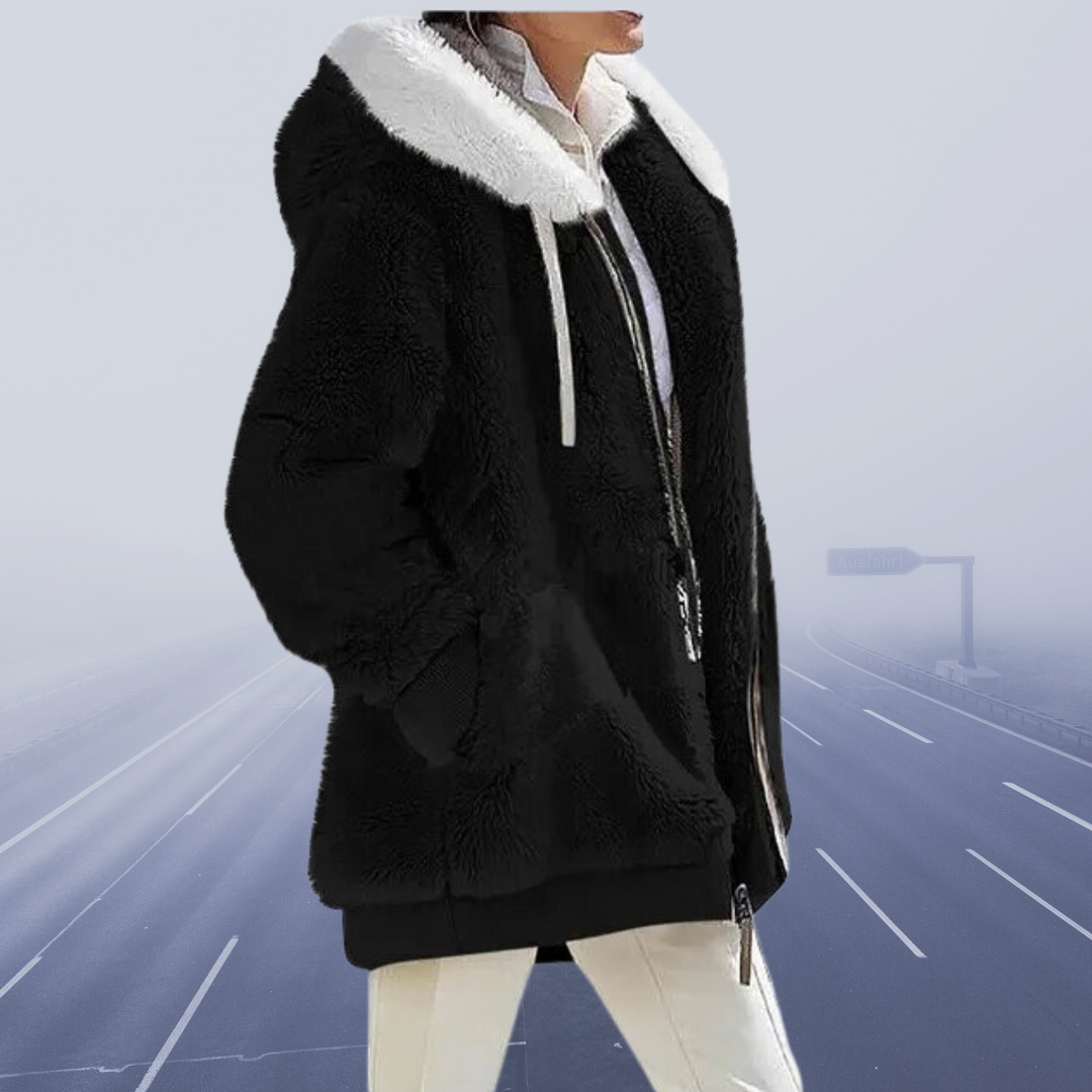 Lune London | Oversized Teddy Jacket for Women Comfortable and Warm Winter Coat