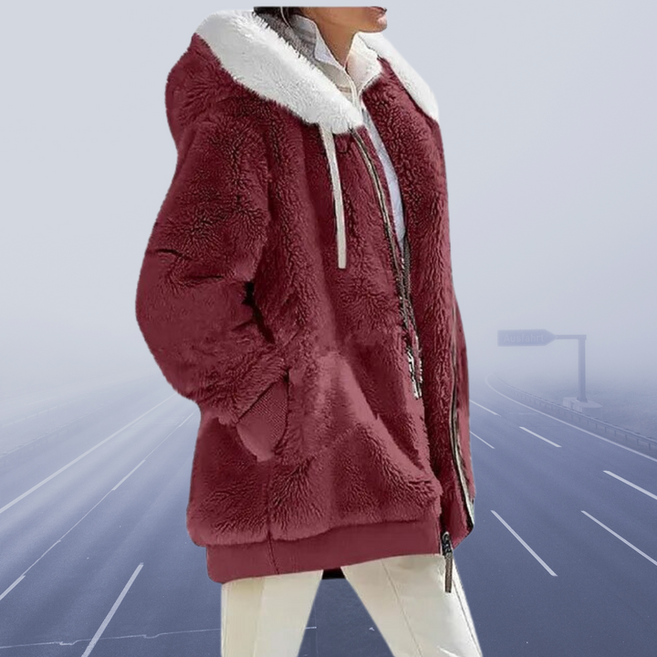 Lune London | Oversized Teddy Jacket for Women Comfortable and Warm Winter Coat