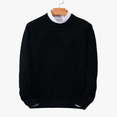 Amarae | Business sweater with collar - Elegant knit sweater for the office and everyday