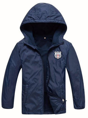 Amarae | Boys' rain jacket with hood - stylish, practical and waterproof