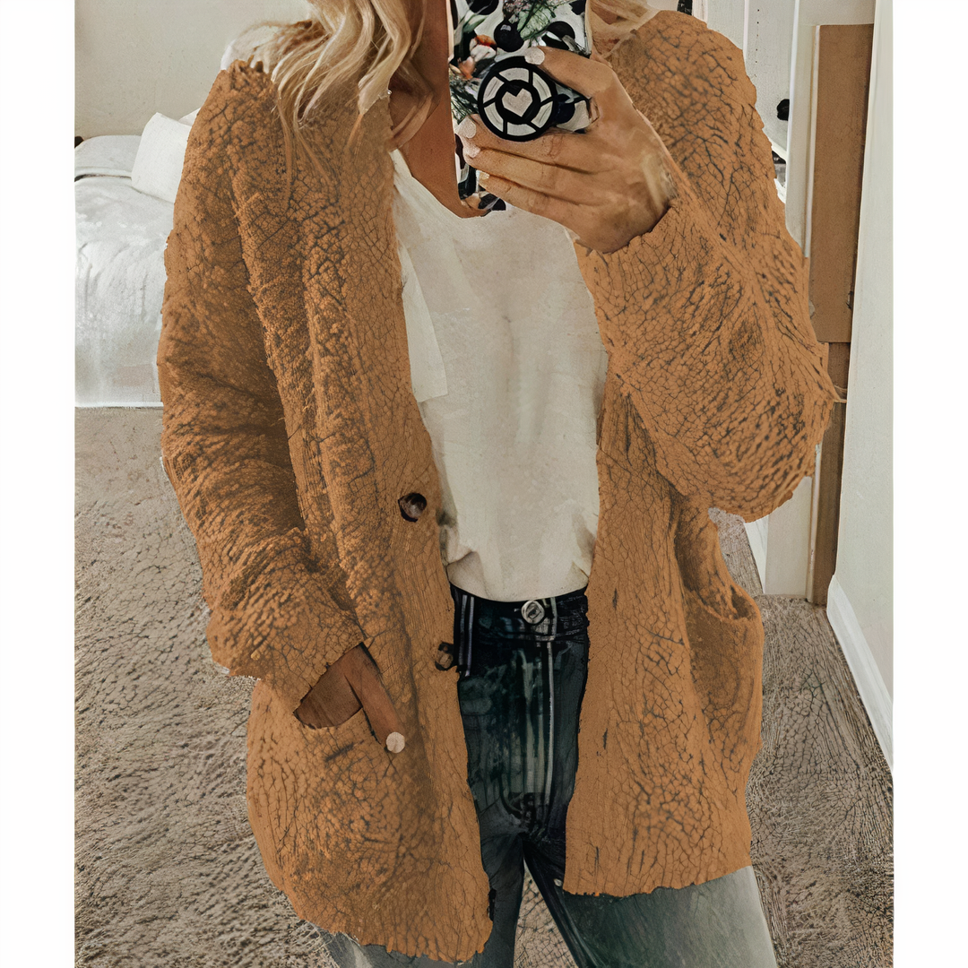 Lune London | Knitted fleece jacket