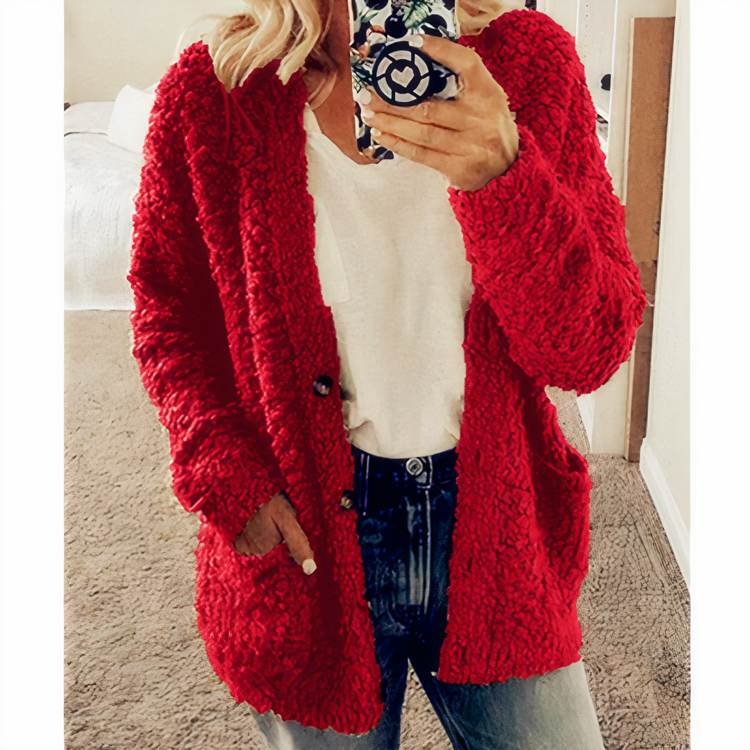 Lune London | Knitted fleece jacket