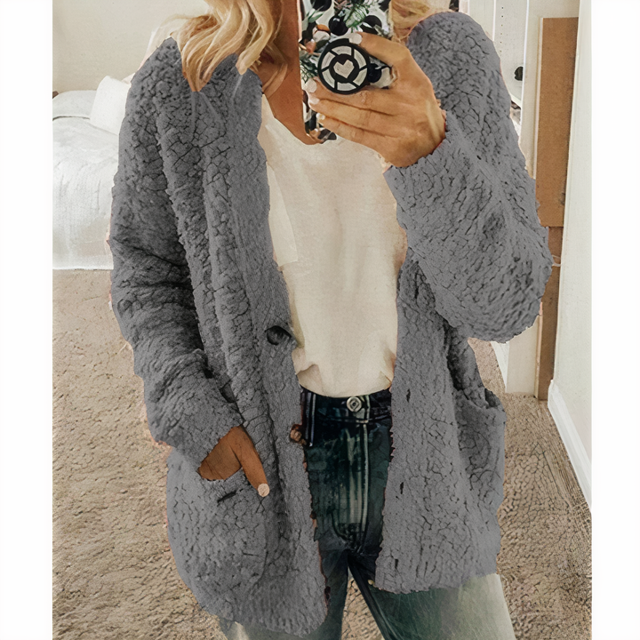 Lune London | Knitted fleece jacket