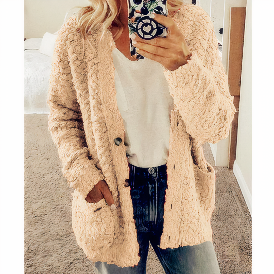 Lune London | Knitted fleece jacket