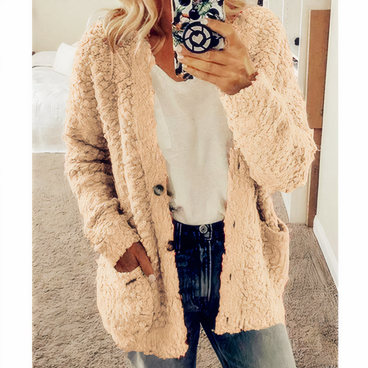 Lune London | Knitted fleece jacket