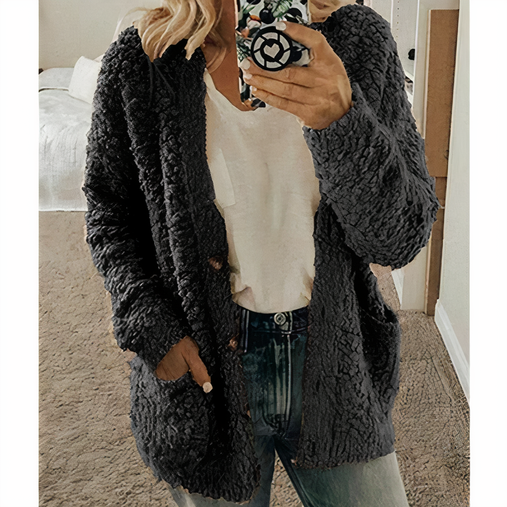 Lune London | Knitted fleece jacket
