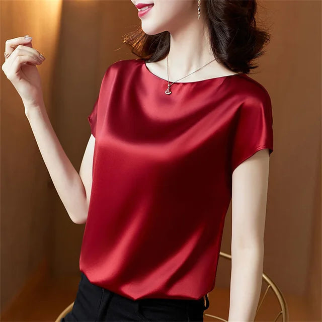 Lune London | Summer Blouse in Satin