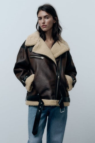 Amarae | Revers jacket in synthetic material