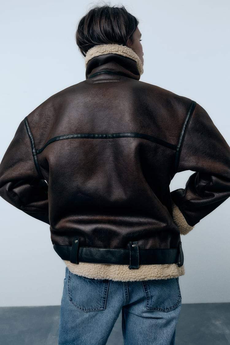 Amarae | Revers jacket in synthetic material