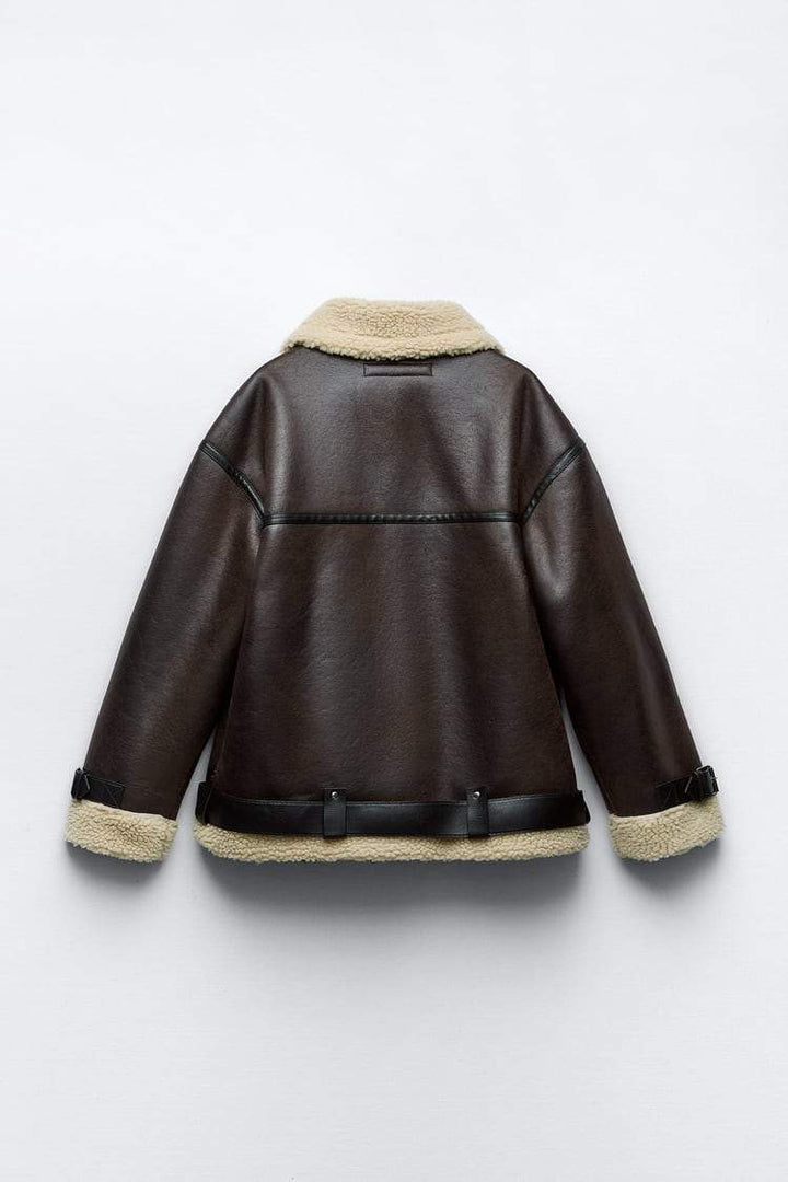 Amarae | Revers jacket in synthetic material
