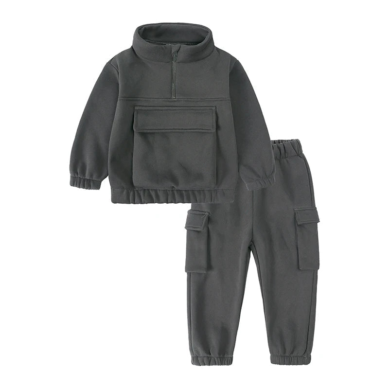 Lune London | Half-zip tracksuit - 2-piece, 12 months to 7 years – Stylish and warm for your little one