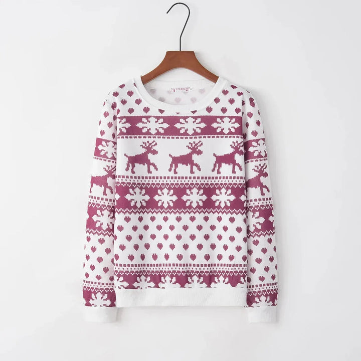 Lune London | With reindeer - Women's knitted sweater for winter