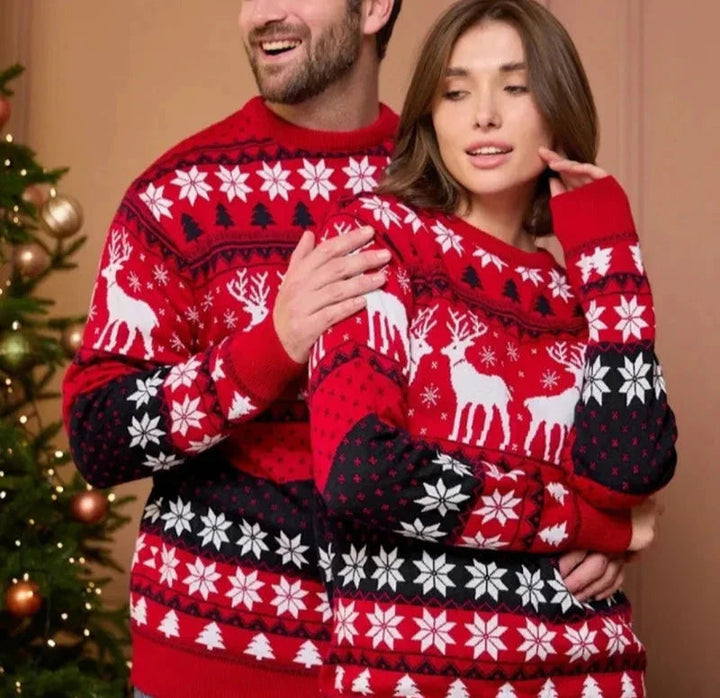 Lune London | with reindeer and snowflakes - Unisex knit