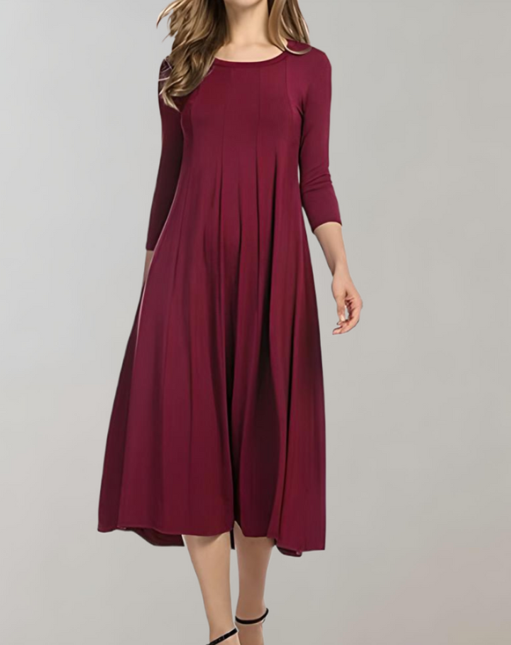 Lune London | Swing Dress with 3/4 Sleeves for A Stylish Look