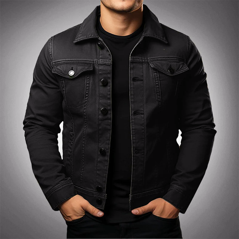 Lune London | Veste en denim - Veste pour homme en coton de haute qualité