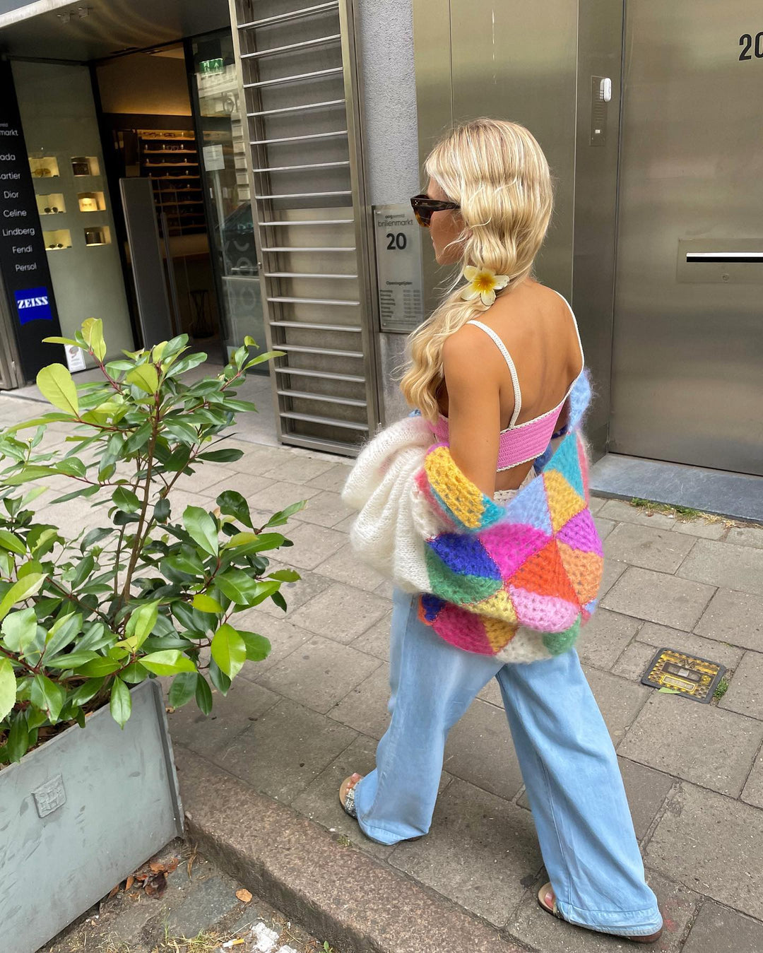 Lune London | Colorful Patchwork Cardigan for Women