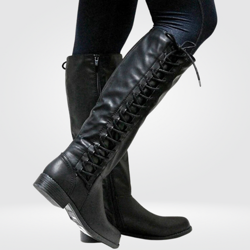 Amarae | Ankle High Boots for Women - Premium Leather, Non-Slip Sole - Winter