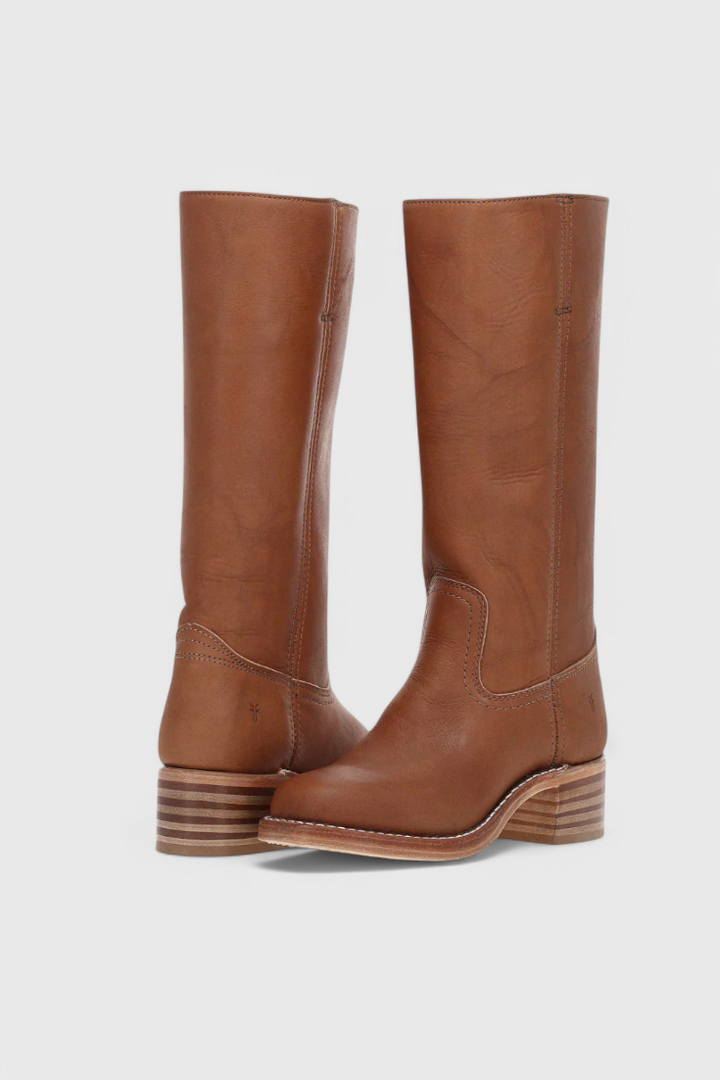 Lune London | Women's Boots - Elegant Block Heel Boots
