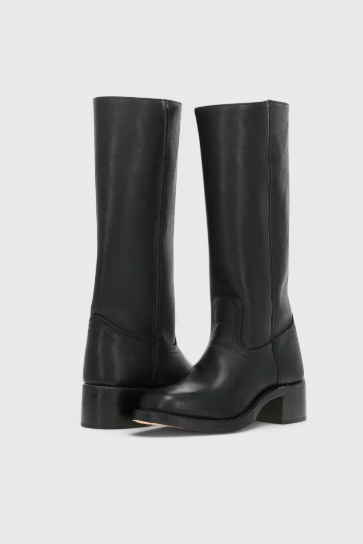 Lune London | Women's Boots - Elegant Block Heel Boots