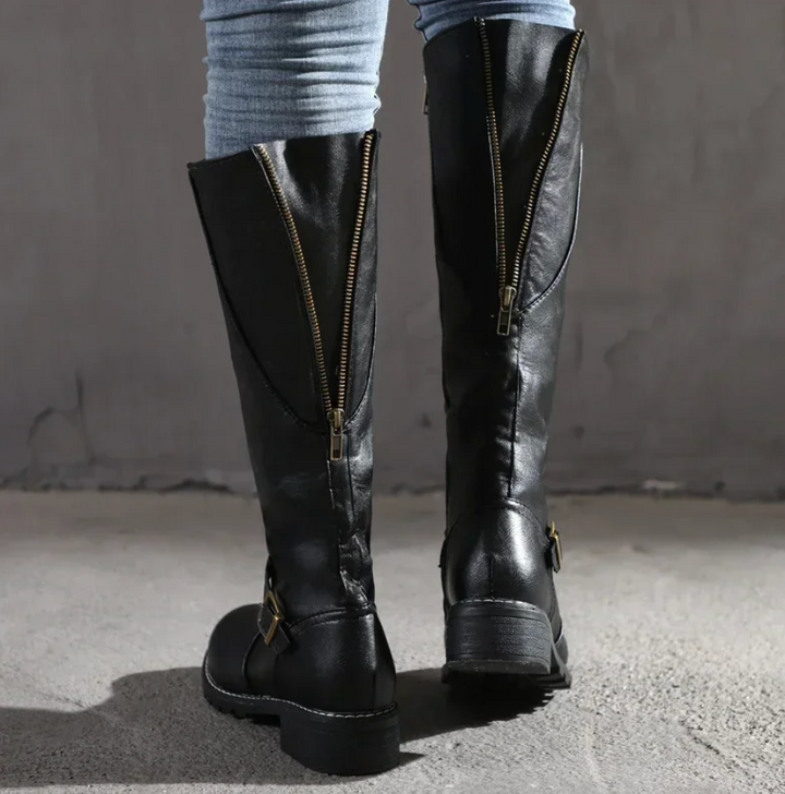Lune London | Women's shoes with buckle - Block heel shoes