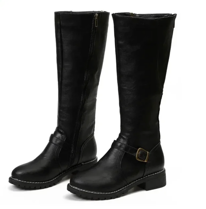 Lune London | Women's shoes with buckle - Block heel shoes