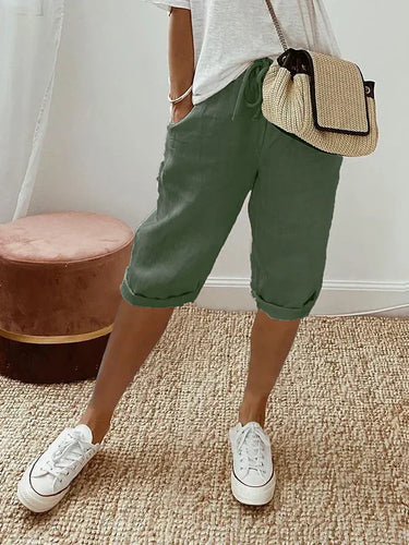 Amarae | Cotton and Linen Shorts for Women