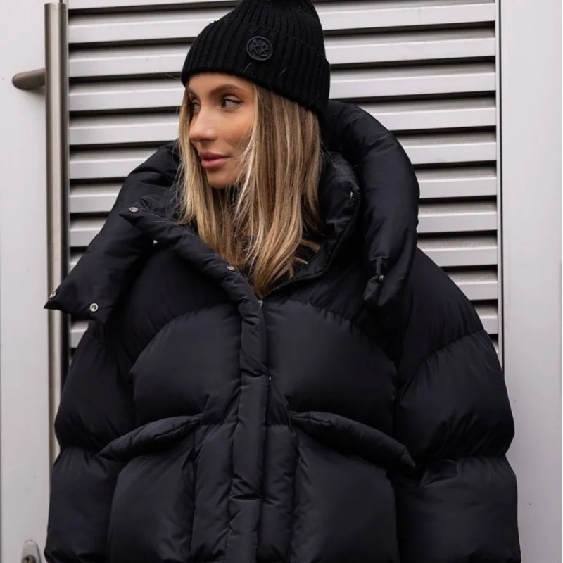 Lune London | Hooded jacket - Comfortable and warm mid-season jacket with zipper and relaxed fit
