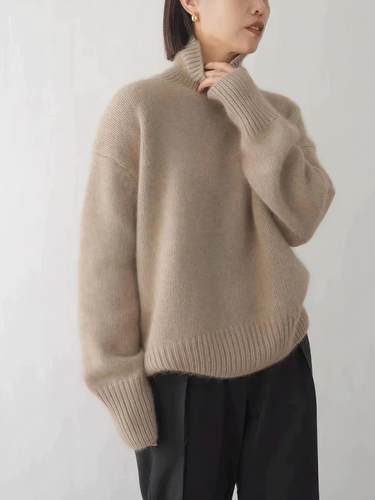 Amarae | Turtleneck sweater - Oversized cut - Soft knitwear - Long-sleeved comfort