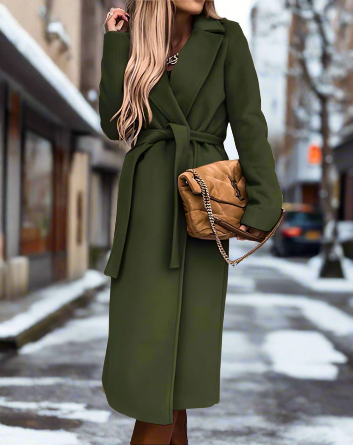 Lune London | High-quality, lightweight coat with belt for women
