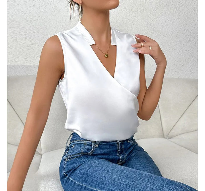 Amarae | Elegant Sleeveless Solid Top