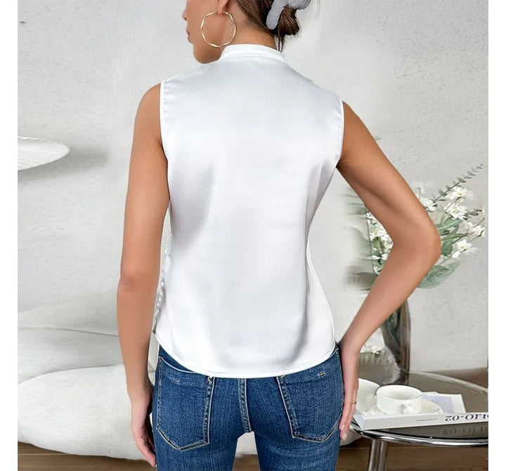 Amarae | Elegant Sleeveless Solid Top