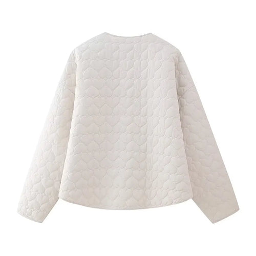 Amarae | Quilted heart pattern jacket