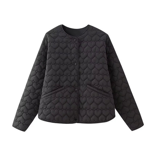 Amarae | Padded jacket with heart design