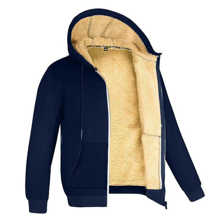 Chic Und Stil | Winter Jacket Men Warm Ergonomic Hoodie