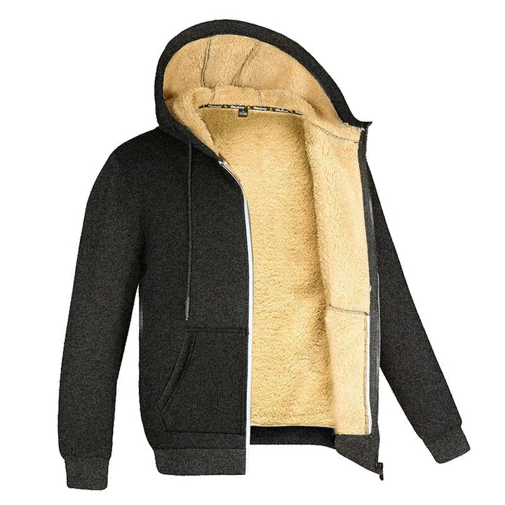 Chic Und Stil | Winter Jacket Men Warm Ergonomic Hoodie