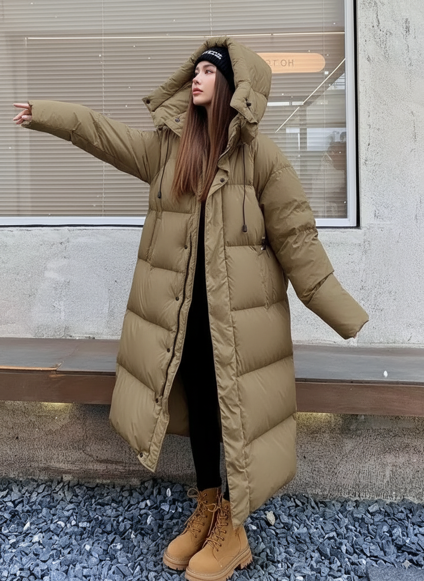 Lune London | Padded Puffer Jacket Women Windproof with Hood