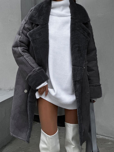 Amarae | Elegant Women's Coat Plus Size Winter Warmth with Soft Lapel