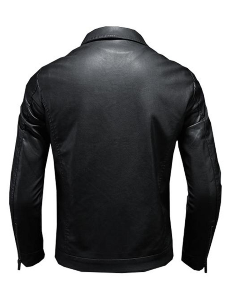 Amarae | Leather Biker Jacket for Men - Comfortable Fit