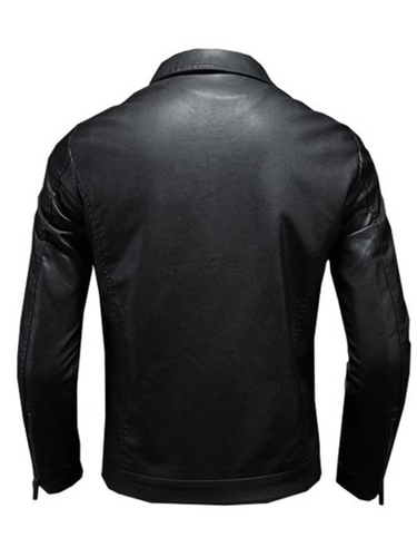 Amarae | Leather Biker Jacket for Men - Comfortable Fit