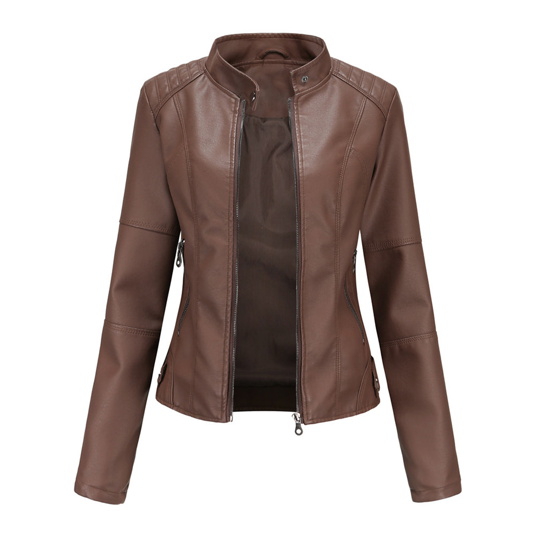 Amarae | Leather Jacket Women - Tailored, Structured - Winter