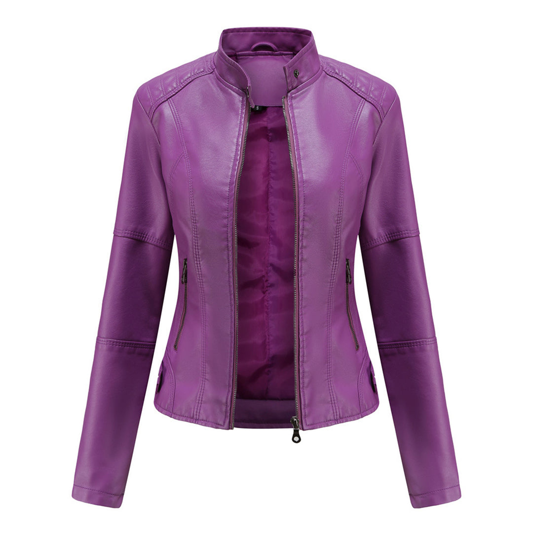Amarae | Leather Jacket Women - Tailored, Structured - Winter
