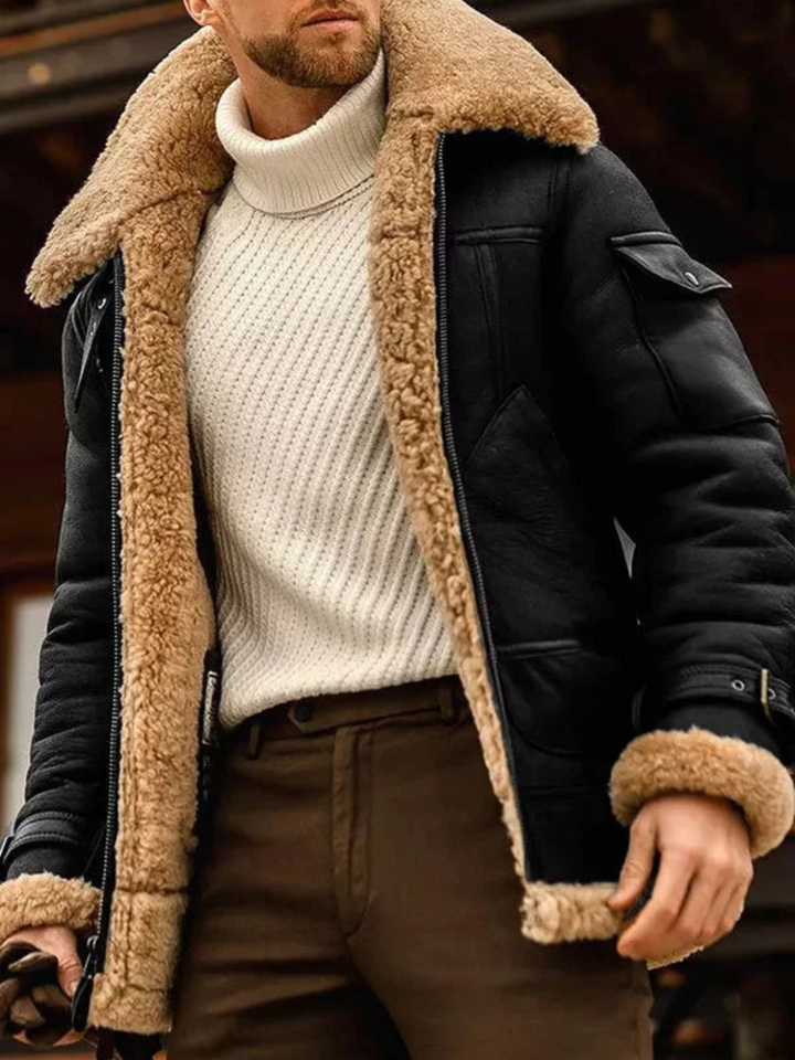 Lune London | Leather jacket for men, Regular fit - Winter