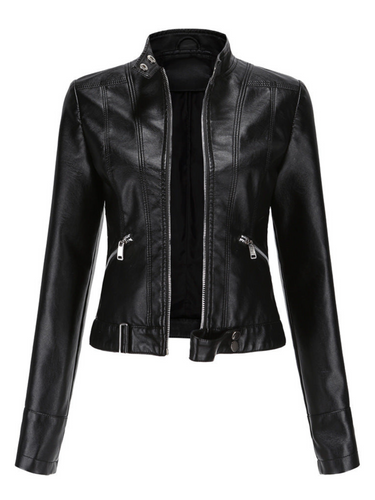 Amarae | Leather jacket for women - Tailored fit - Winter
