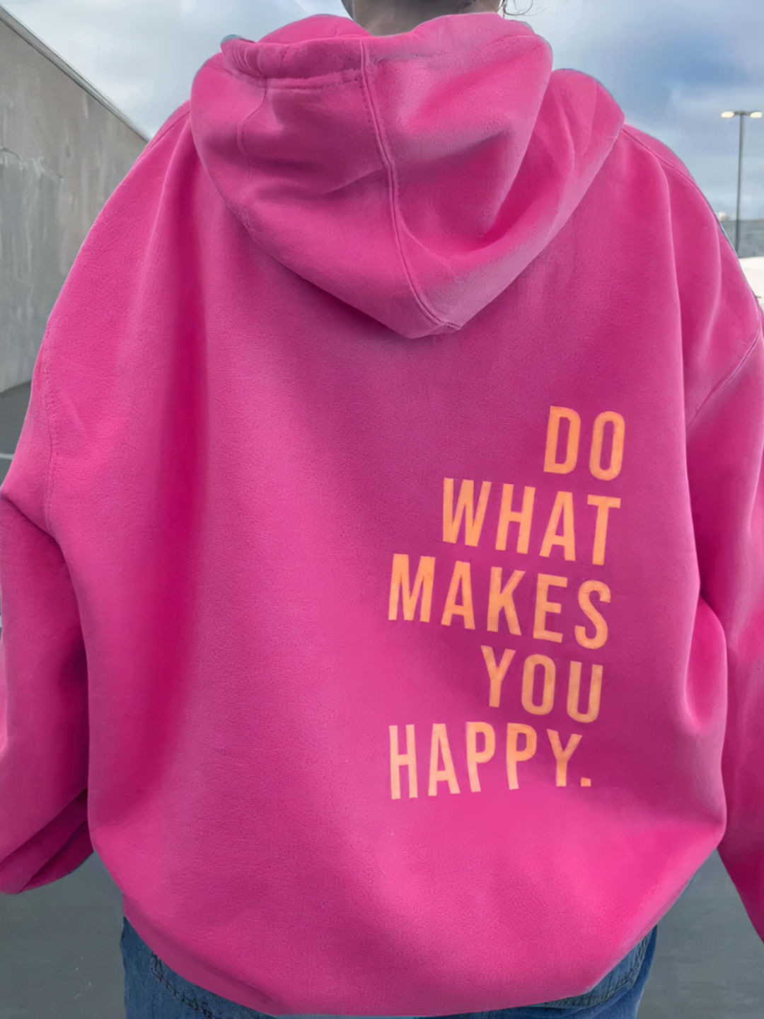 Lune London | Letter Print Hoodie for Women - Comfortable