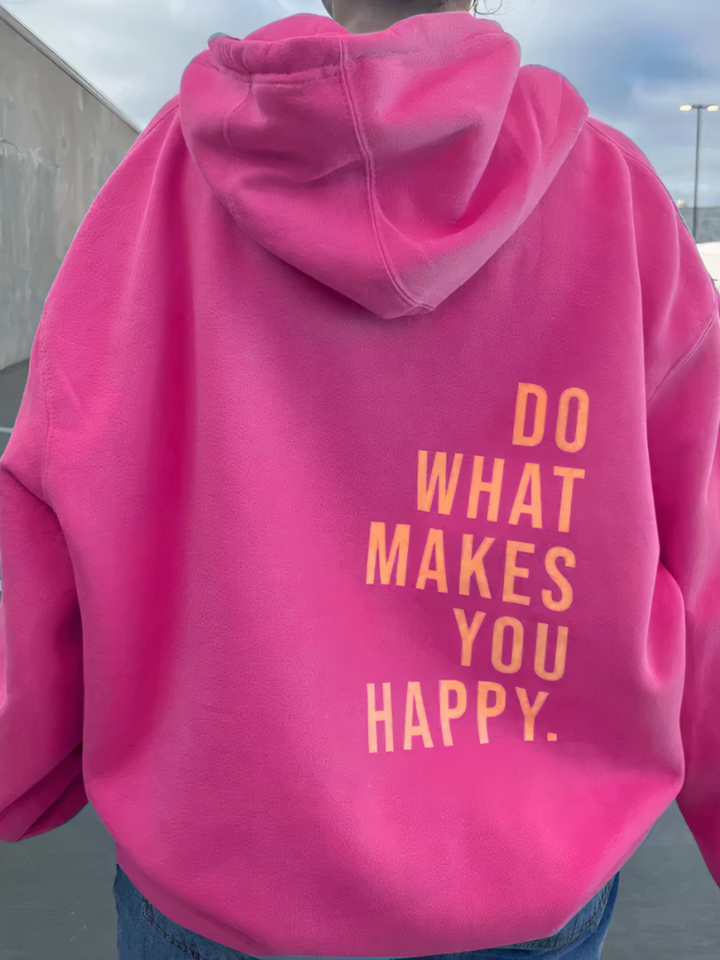 Lune London | Letter Print Hoodie for Women - Comfortable