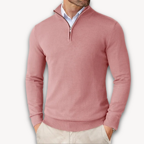 Amarae | Cotton Sweater - Men's Quarter-Zip