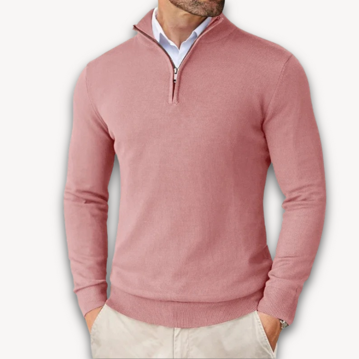 Lune London | Cotton Sweater Men's Quarter Zip